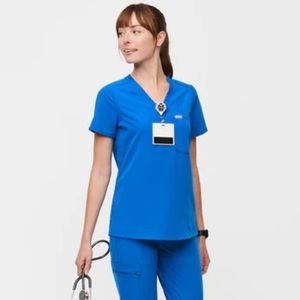Women’s Catarina One-Pocket Scrub Top - Royal Blue